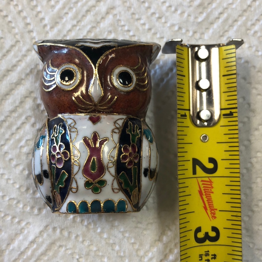 Cloisonné owl